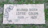 1929 Headstone Lottie Golda