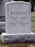Headstone Wilfred Bordeau